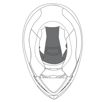 Helm-Innenfutter AGV Innenfutter K3 SV Helm-Innenfutter AGV Innenfutter K3 SV